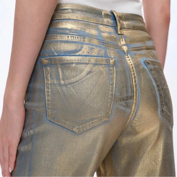 High Rise Wide Leg Denim Jeans  29 - Picture 4 of 4